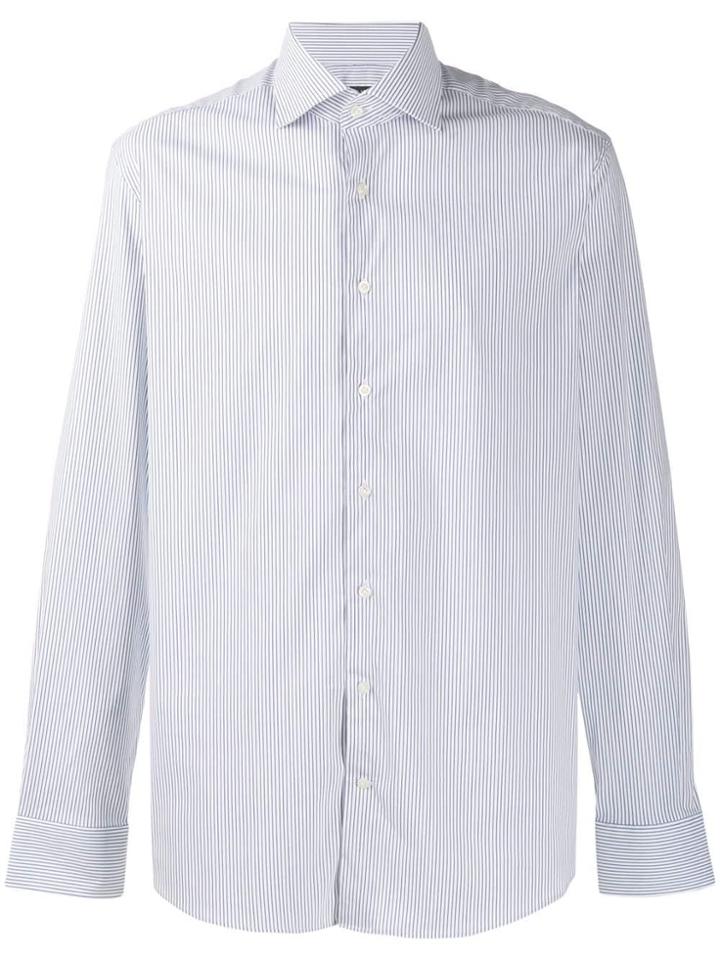 Hackett Pinstripe Shirt - Blue