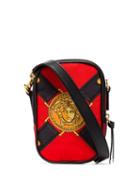 Versace Harness Print Shoulder Bag - Black
