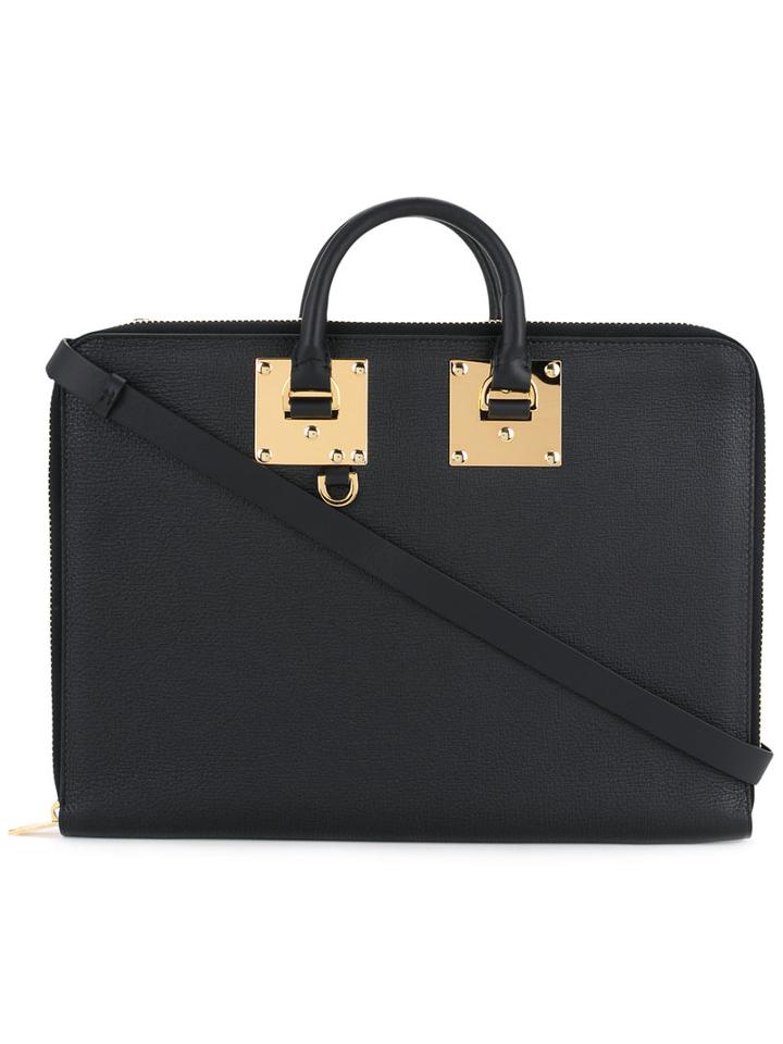Sophie Hulme - Albion Document Holder - Women - Calf Leather - One Size, Black, Calf Leather