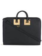 Sophie Hulme - Albion Document Holder - Women - Calf Leather - One Size, Black, Calf Leather