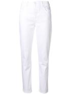 7 For All Mankind Straight Leg Jeans - White