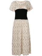 Aalto Floral Print Midi Dress - Nude & Neutrals
