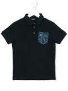 Diesel Kids Patch Pocket Polo Shirt, Boy's, Size: 9 Yrs, Blue