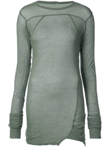 Rick Owens Plinth Long T-shirt - Green