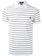 Polo Ralph Lauren Striped Polo Shirt, Men's, Size: Xxl, White, Cotton/spandex/elastane