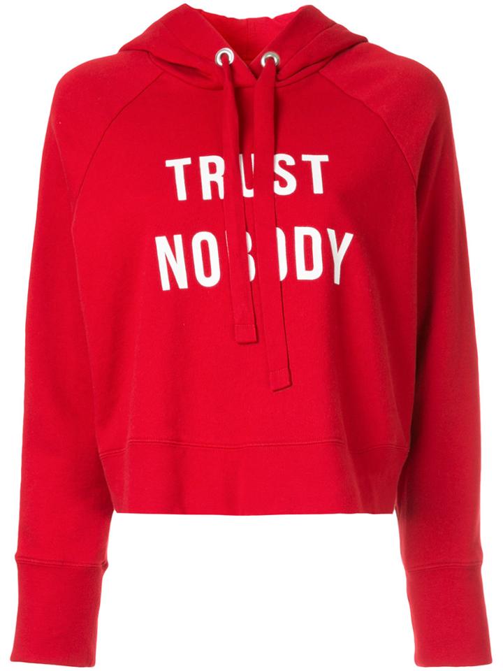 Nobody Denim Trust Nobody Hoody Heat - Red