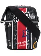 Dolce & Gabbana Graffiti Print Messenger Bag - Black