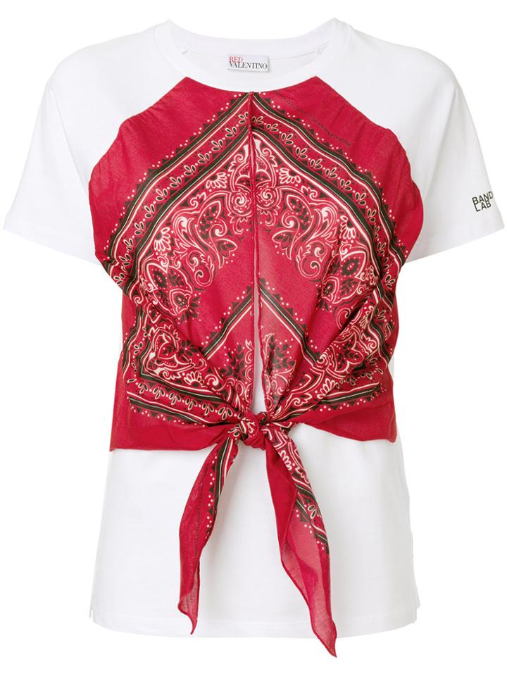 Red Valentino Bandana T-shirt - White
