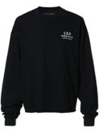 Logo Print Sweatshirt - Men - Cotton - L, Black, Cotton, Enfants Riches Deprimes