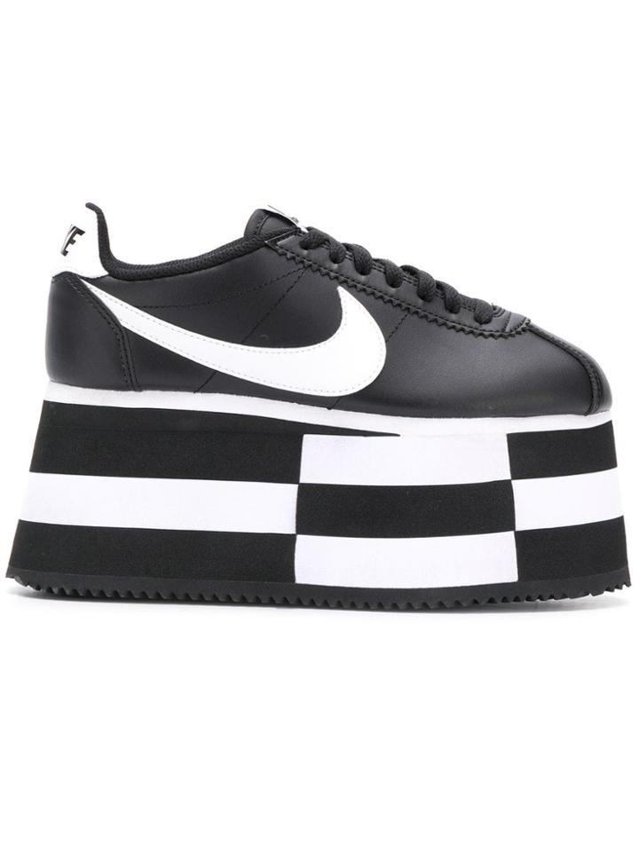 Comme Des Garçons X Nike Platform Sneakers - Black