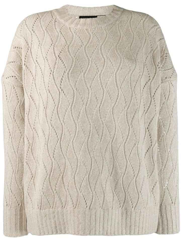 Etro Metallic Threading Jersey - Neutrals