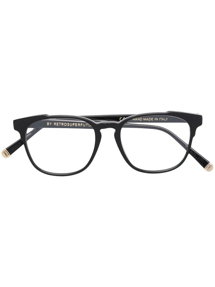 Retrosuperfuture Classic Square Glasses - Black