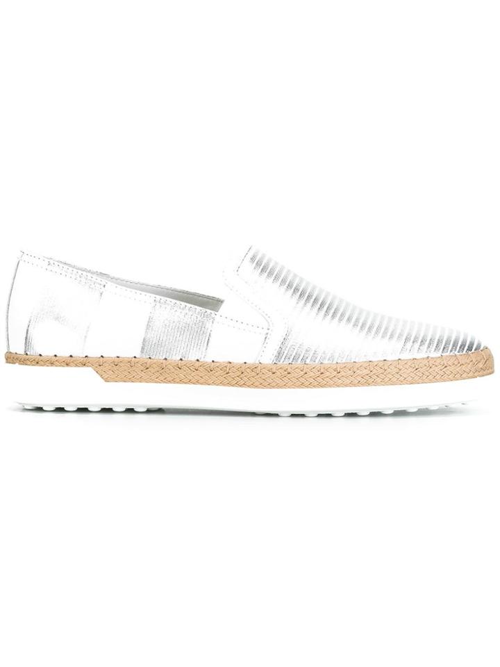 Tod's Metallic Slip-on Sneakers