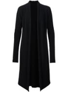 Devoa Long Cardigan, Men's, Size: 3, Black, Mink Fur/cashmere