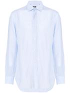 Barba Traditional Button Front Shirt - Blue