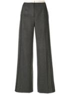 Ruban Wide Leg Trousers - Grey