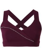 No Ka' Oi Embellished Detail Top - Pink & Purple