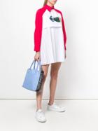 Pinko Embellished Brand Tote Bag - Blue