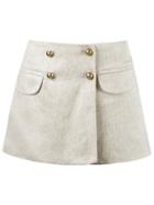 Andrea Bogosian Pocket Skorts - Nude & Neutrals