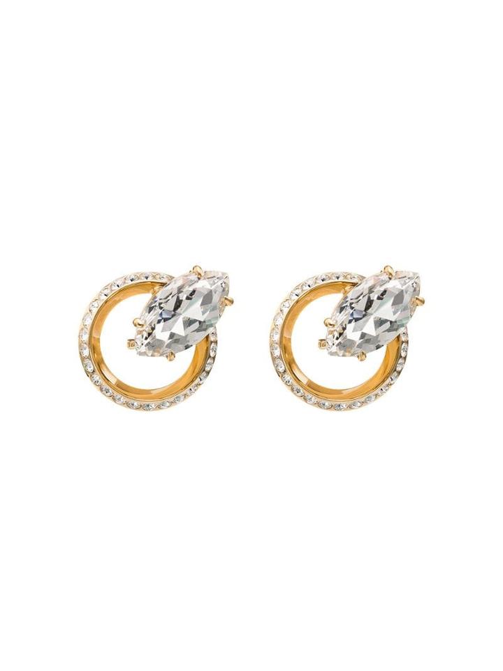 Miu Miu Embellished Hoop Earrings - Orecchini