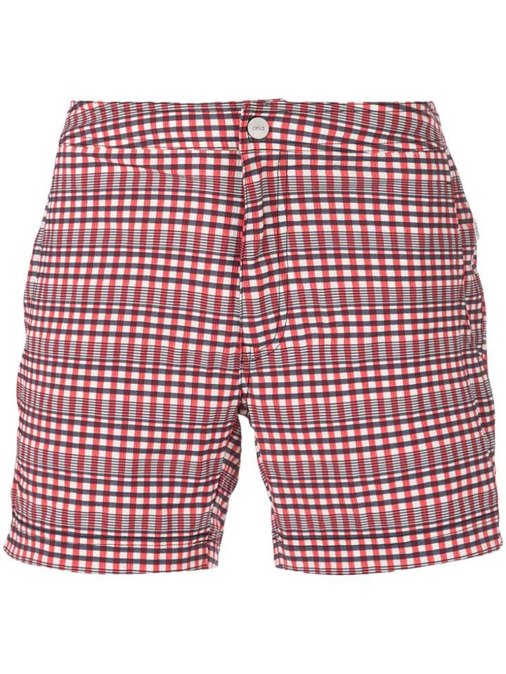 Onia Calder Swimming Trunks - Red