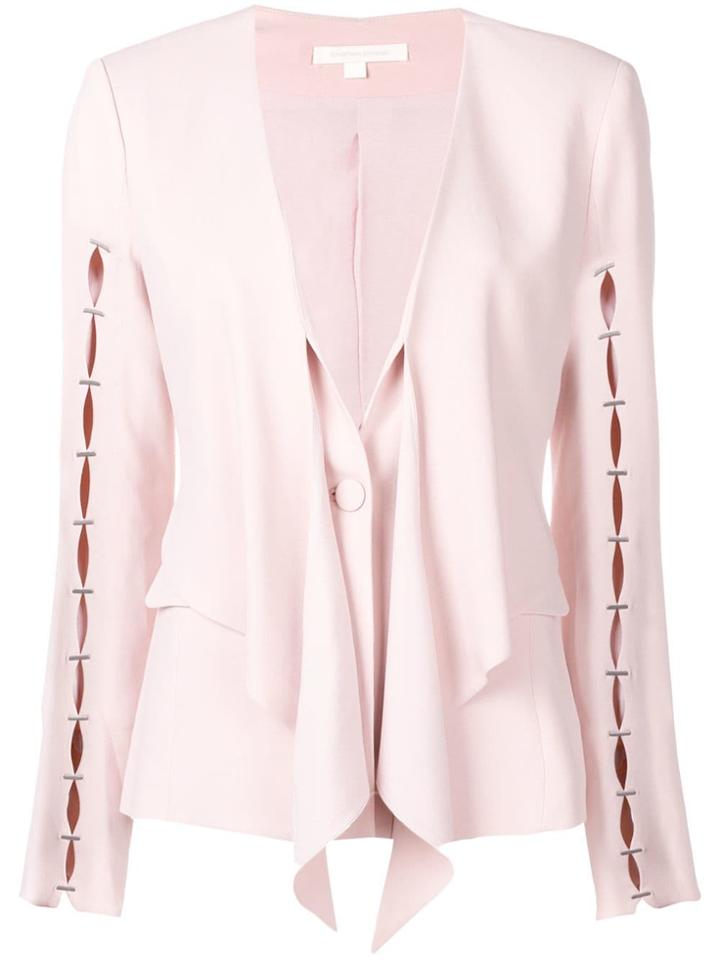 Jonathan Simkhai Layered Button Jacket - Pink & Purple