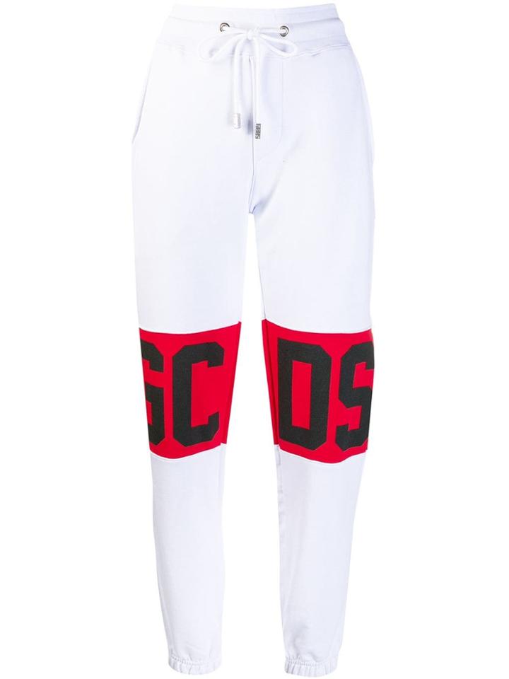 Gcds Logo Track Trousers - White