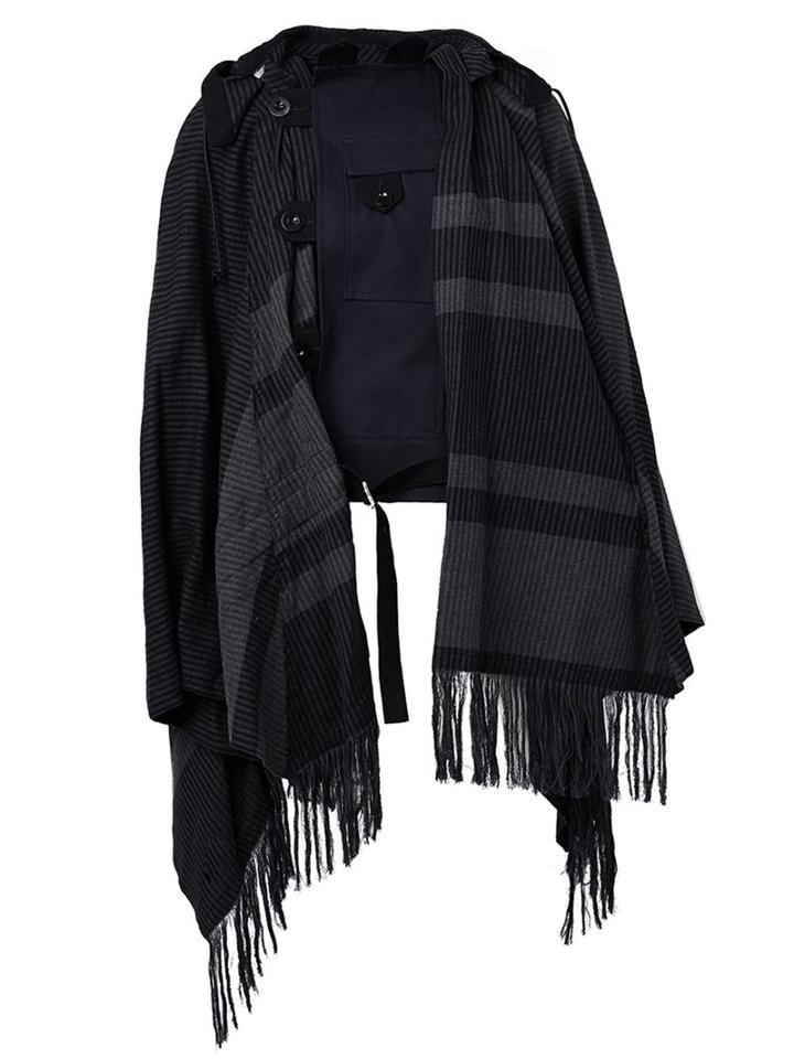 Sacai Striped Tassel Pullover