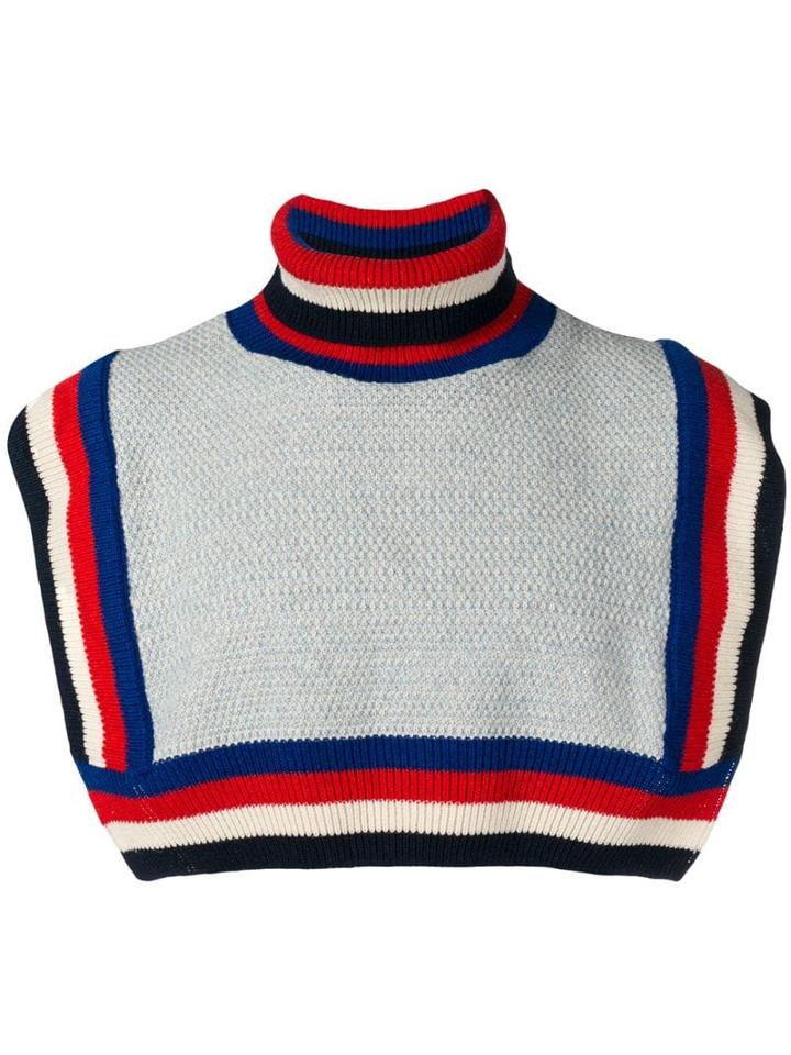 Henrik Vibskov Roll Neck Scarf - Blue