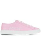 Versace Logo Print Sneakers - Pink
