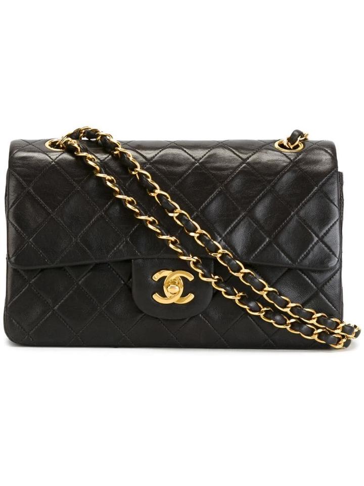 Chanel Pre-owned Quilted 2.55 Shoulder Bag - Black