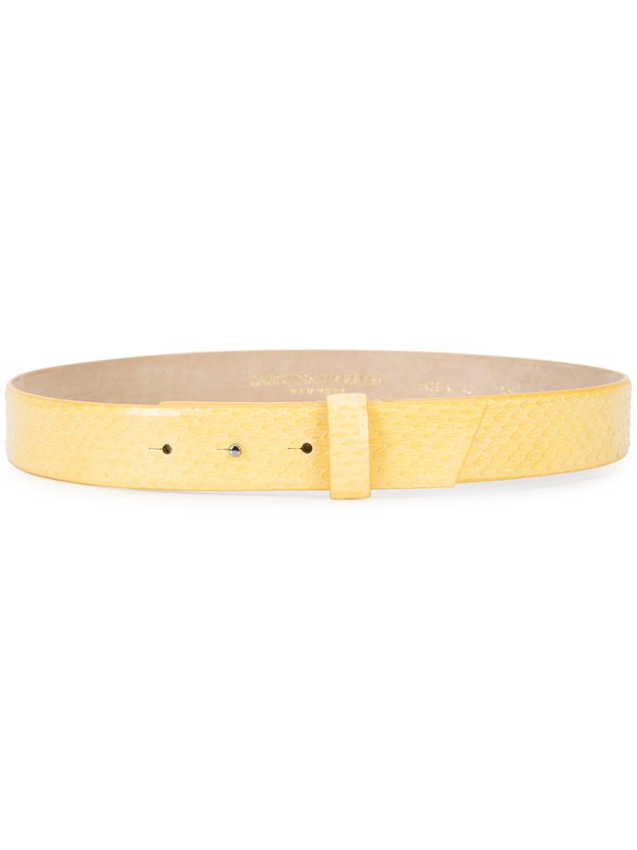 Carolina Herrera Classic Belt - Yellow & Orange