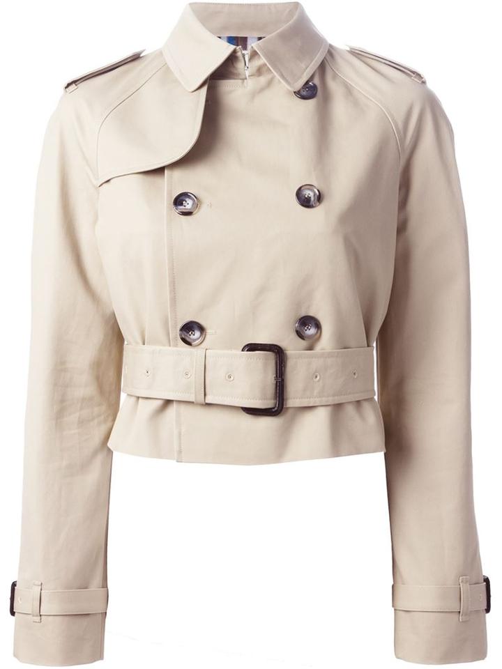 Each X Other Trench Coat, Women's, Size: Small, Nude/neutrals, Cotton/viscose/polyester