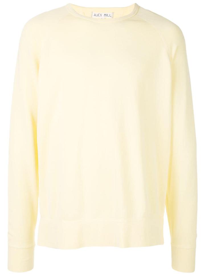 Alex Mill Relaxed-fit Sweatshirt - Yellow