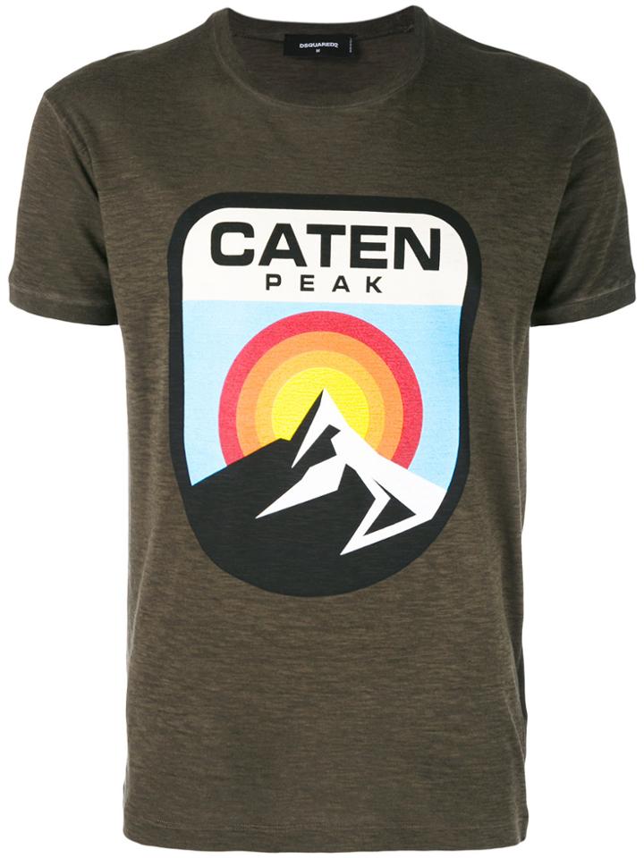 Dsquared2 Mountain Peak Print T-shirt - Green