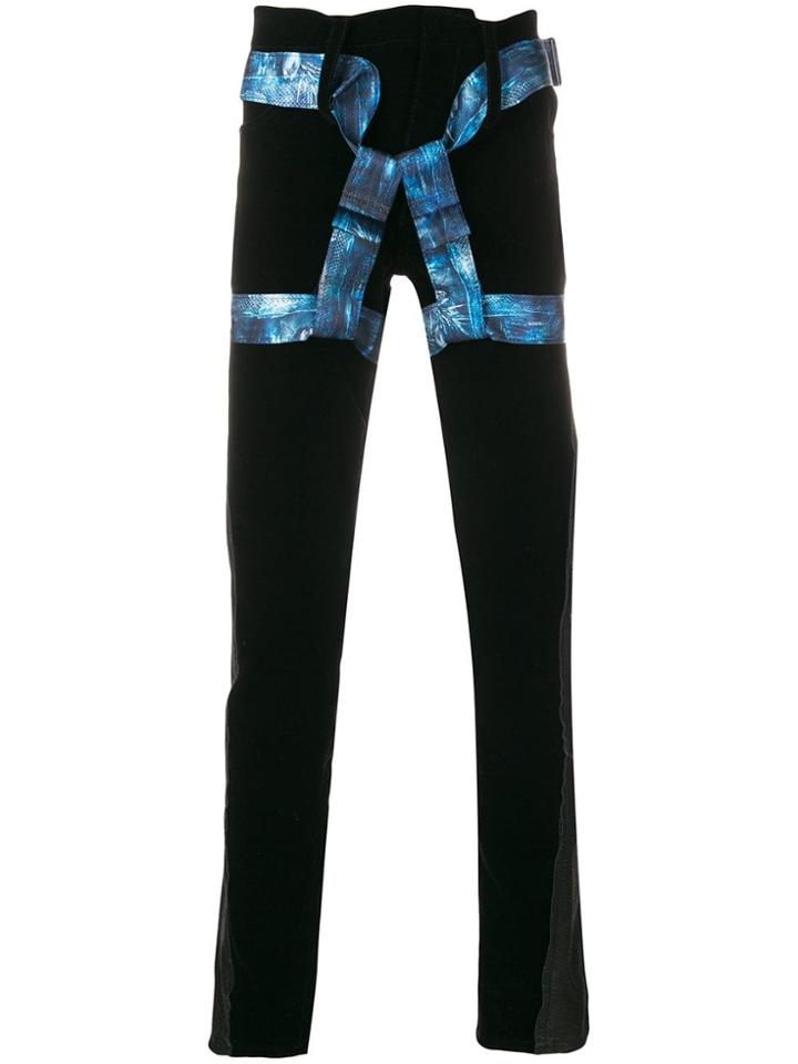 Cottweiler Harness Detail Track Pants - Black
