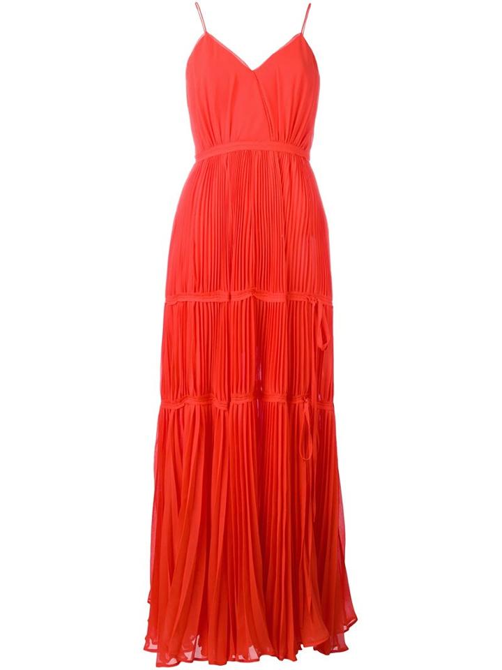 Self-portrait 'demis' Dress, Women's, Size: 12, Yellow/orange, Polyester