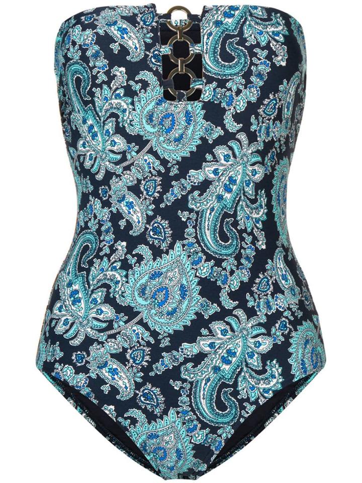 Michael Michael Kors Paisley Print One-piece - Blue