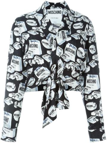 Moschino Hat Box Print Bluse