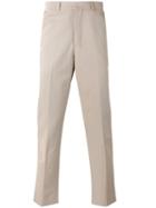 Ami Alexandre Mattiussi Tailored Trousers, Men's, Size: 40, Nude/neutrals, Cotton/linen/flax/polyester