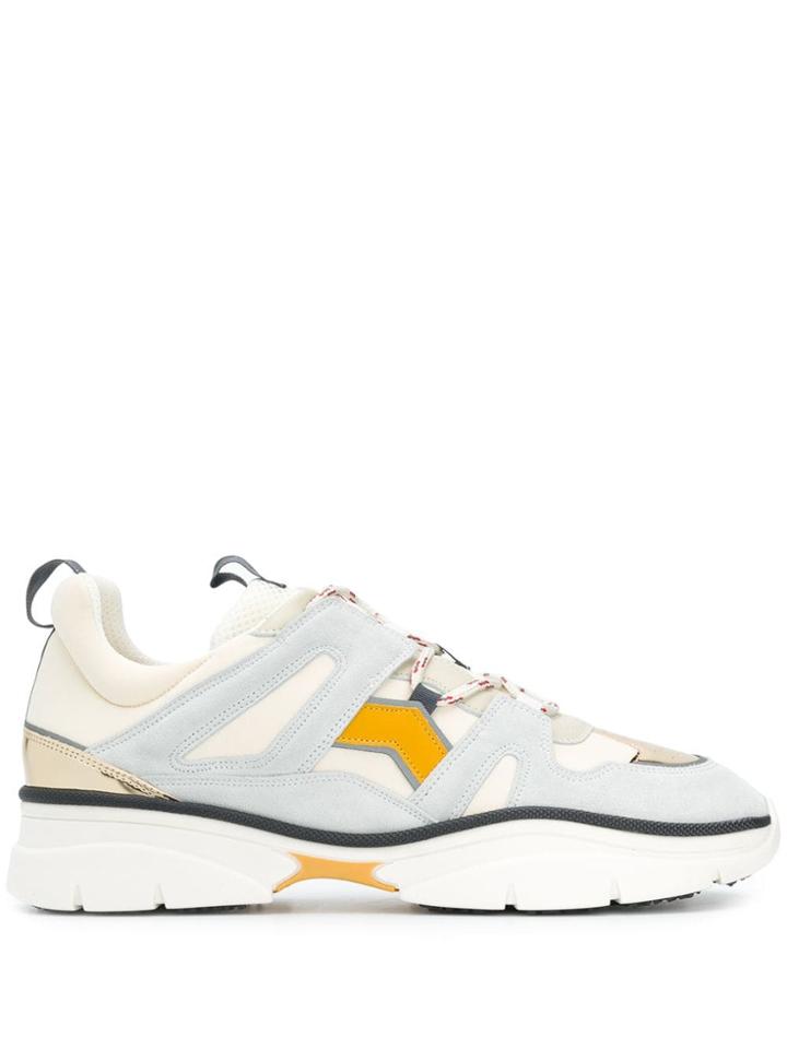 Isabel Marant Lace-up Low Top Sneakers - Neutrals