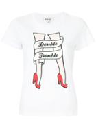 Yazbukey Double Trouble Printed T-shirt - White