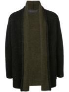 The Elder Statesman Long-sleeve Fitted Cardigan - Black