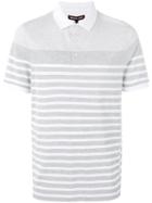 Michael Michael Kors - Striped Polo Shirt - Men - Cotton - L, Grey, Cotton
