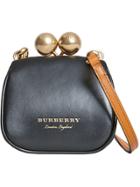 Burberry Mini Metal Frame Clutch Bag - Black