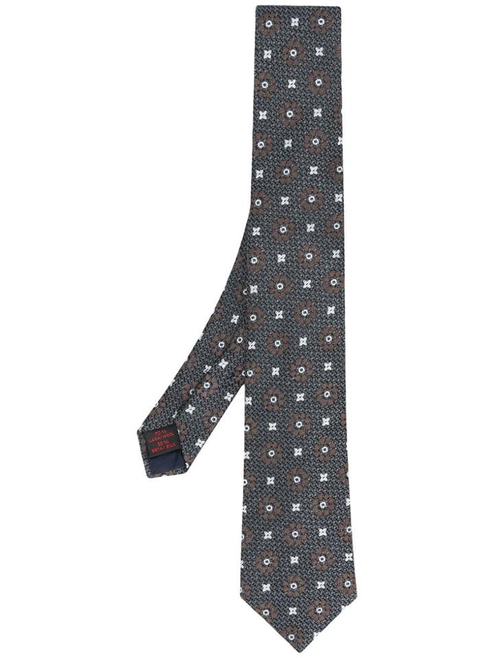 Tagliatore Printed Tie - Blue