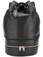 Sacai Drawstring Backpack - Black