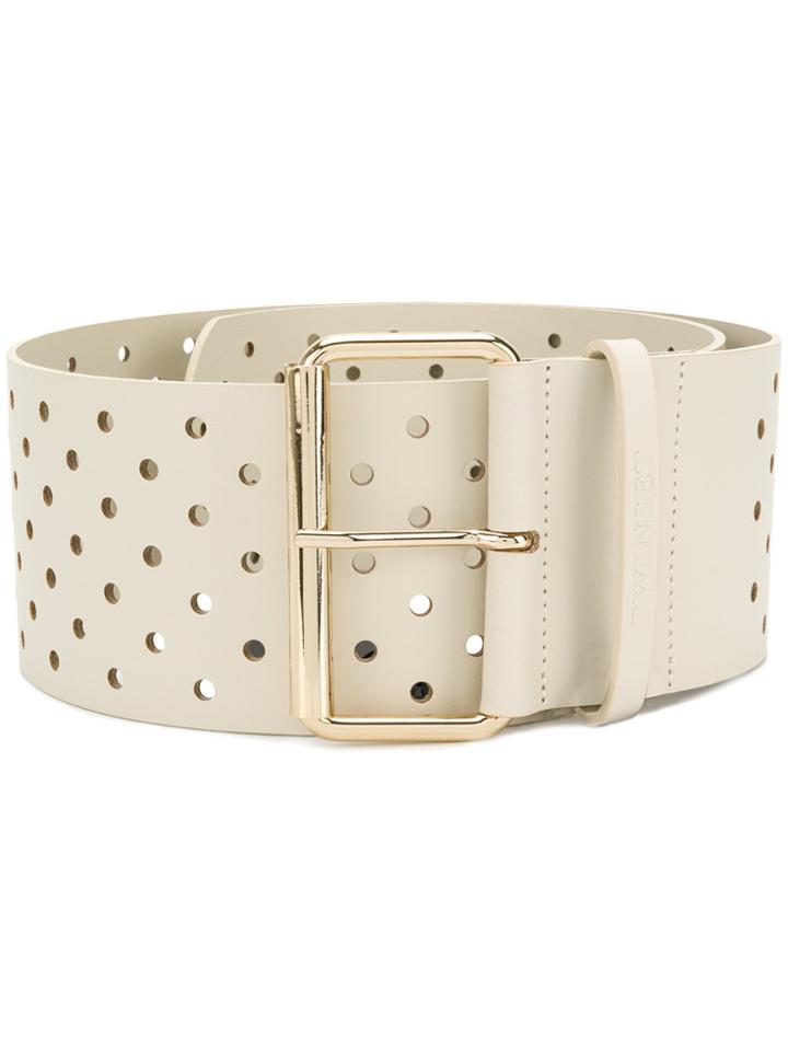 Twin-set Hole Detail Belt - Nude & Neutrals