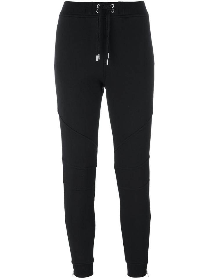 Diesel Drawstring Track Pants, Women's, Size: Xs, Black, Cotton/polyester