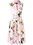 Samantha Sung 'claire' Dress, Women's, Size: 8, Pink/purple, Cotton/spandex/elastane